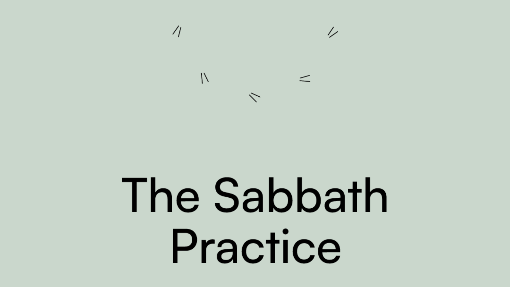 Sabbath Evening Series